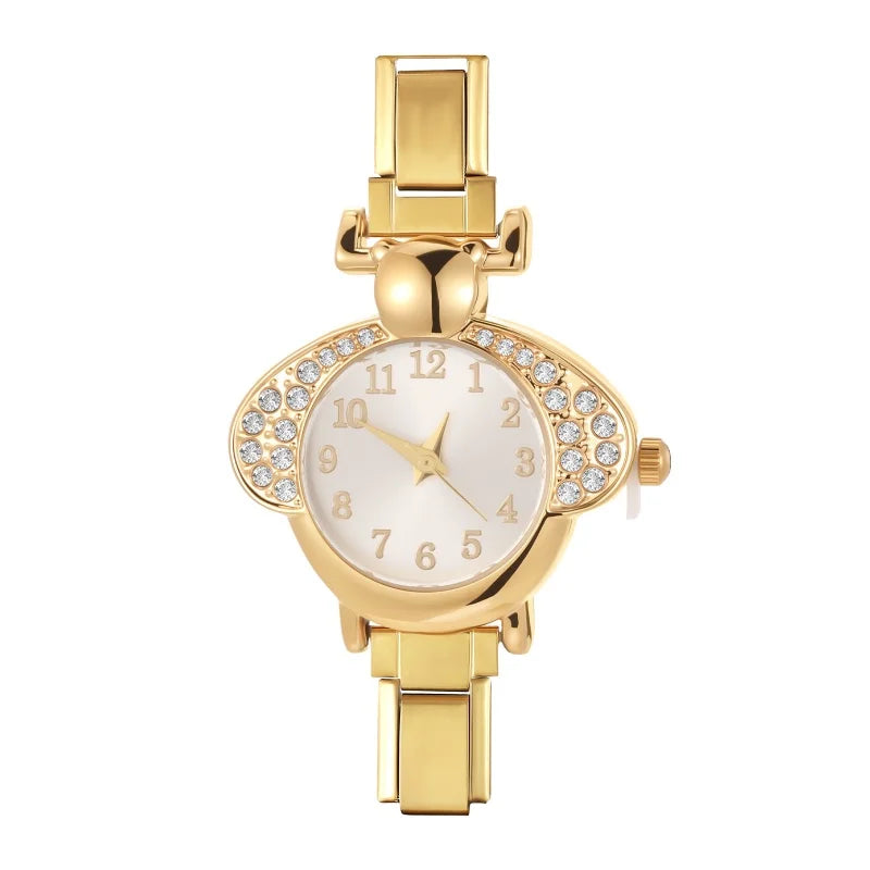 Fashion Stainless Steel Ocean Series Seashell Starfish Watch Bracelet