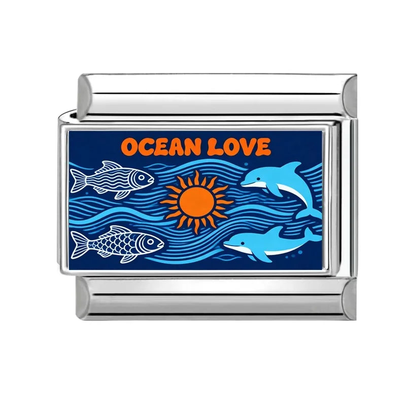 2026 Summer Ocean Series Italian Charm Fit Stainless Steel Women DIY