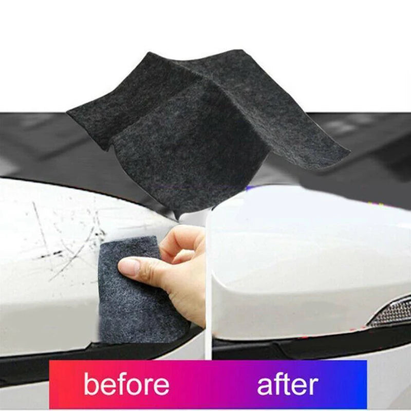 Magic Car Scratch Repair Cloth Nano Surface Scuffs Fix Remover Qme