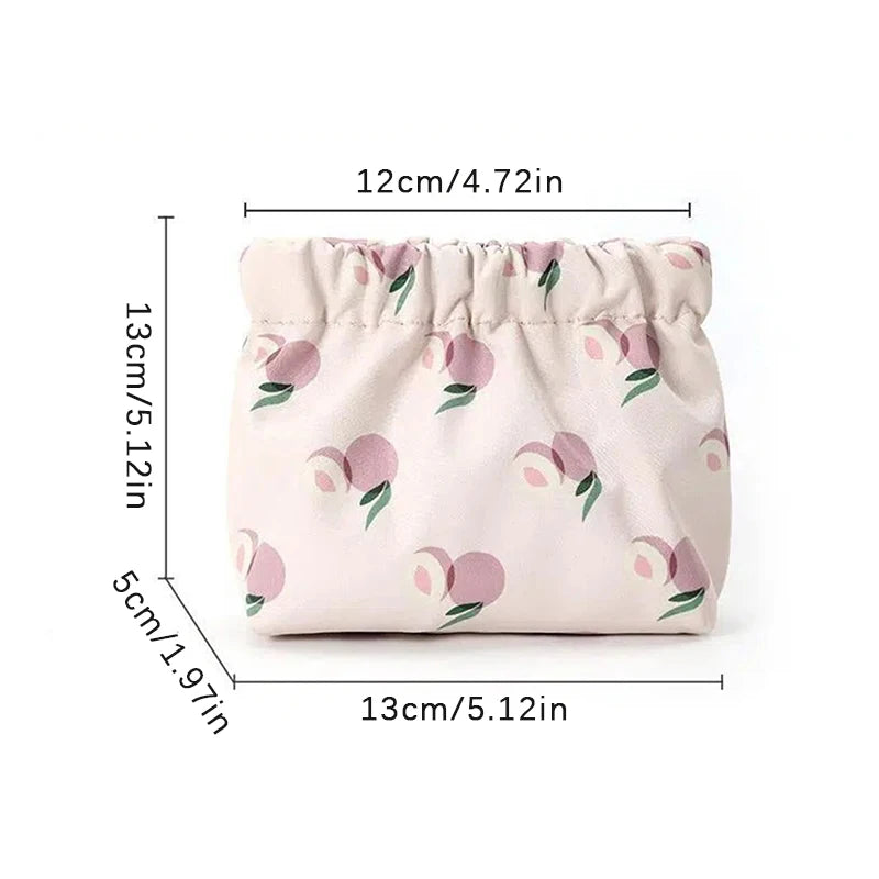 Napkin Towel Cosmetics Cotton Coin Purse Organizer Sanitary Storage Qme B