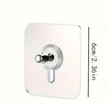 10 Hole Scratch Nail Photo Frame Hangers Hanging Parts Screws Patches Qme Silver