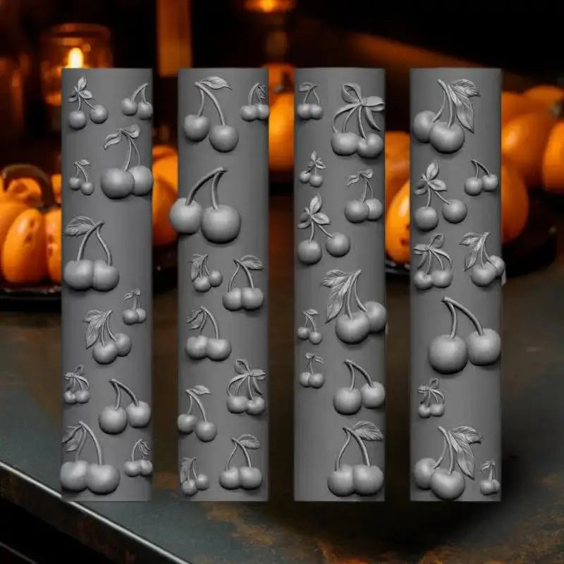 3D Silicone Mold Rose Flower Butterfly Nail Art DIY Cherry Design Qme