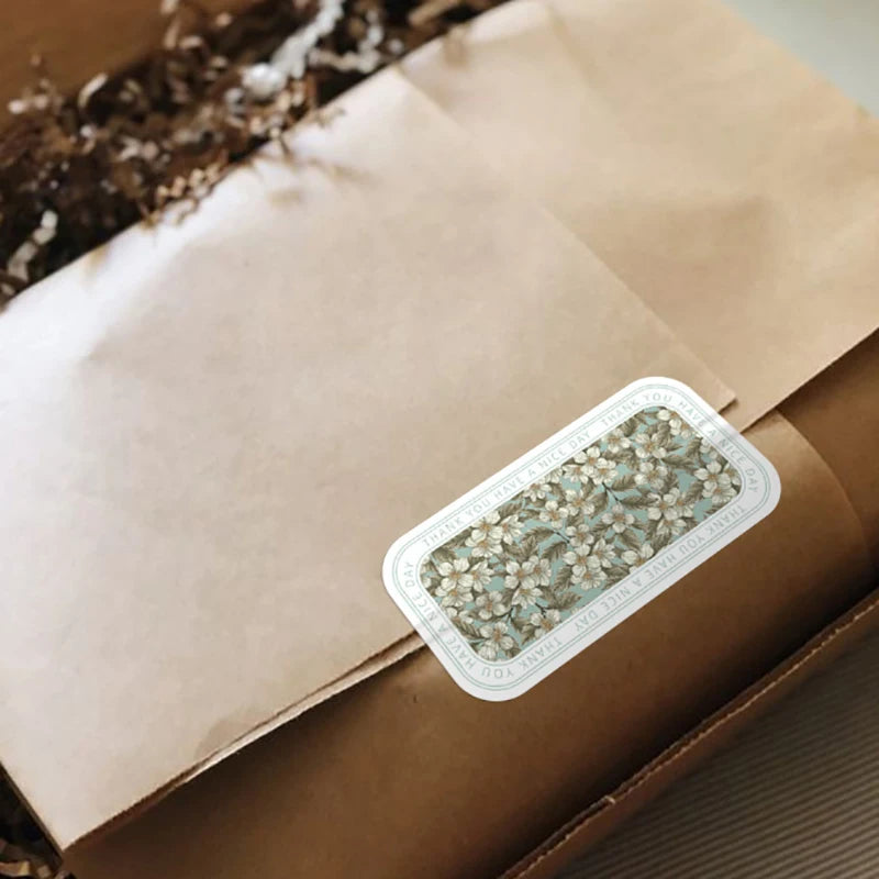Wrap This Package Happy See You Too Stickers Small Business Box Qme