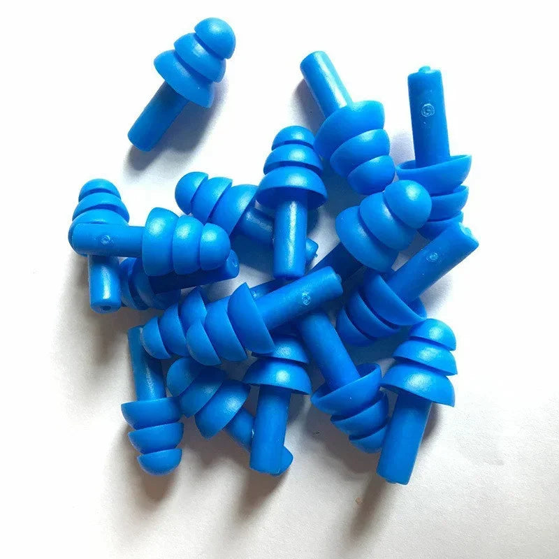 100 Pairs Silicone Ear Plugs Sound Insulation Ear Protector Anti Noise Snore Comfortable Sleeping Earplugs for Noise Reduction Qme