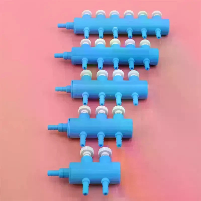 1Pcs Fish Tank Pump Parts Tube Oxygen Pipe Split-flow Practical Aquarium Air Pump Flow Control Valve Distributor Hose Splitter Qme