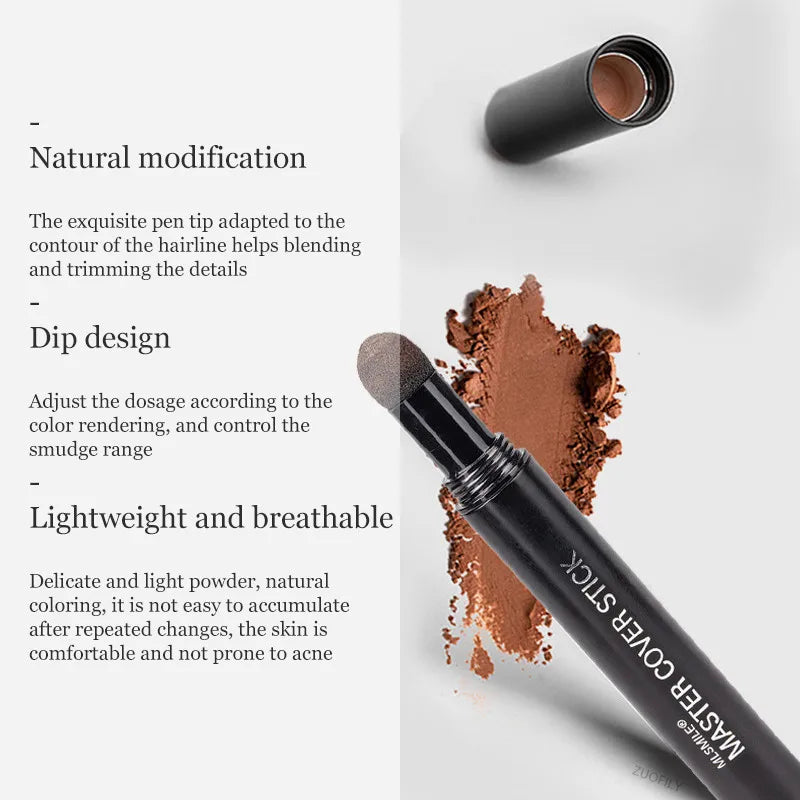 1PC Hairline Concealer Pen Control Hair Root Edge Blackening Instantly Cover Up Grey White Hair Natural Herb Hair Concealer Pen Qme