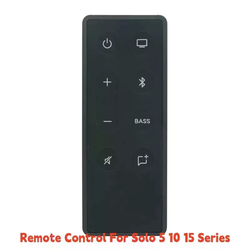 Replacement Remote Control TV Speaker Solo Soundbar Series II 5 10 15 Qme