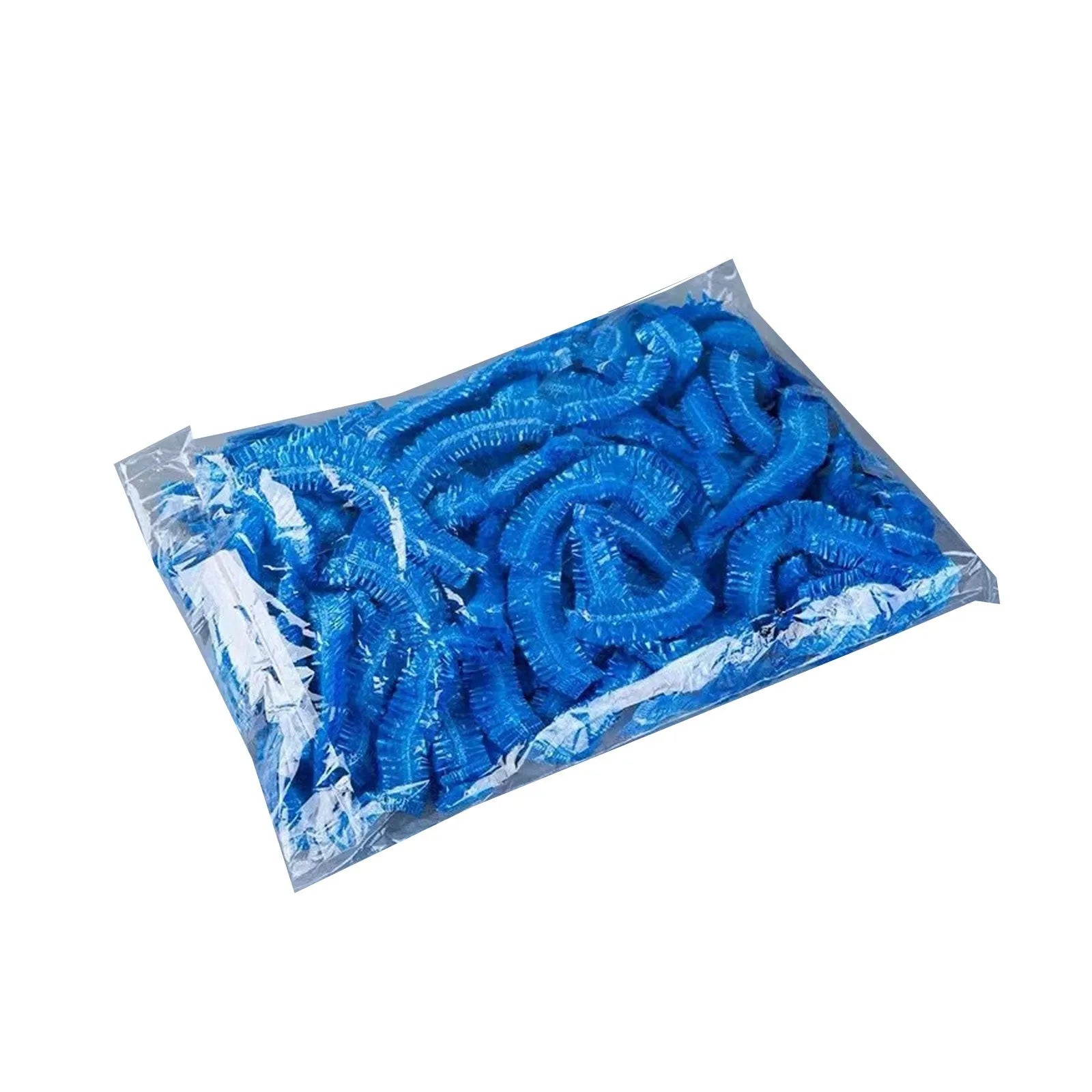100/200/400/600pcs Blue Disposable Shower Caps Thickened Household Female Waterproof Bath Hair Caps Beauty Salon Accessories Qme 400pcs