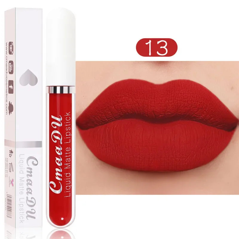 6 Colors Fashion Matte Lip Gloss Sets Natural Moisturize Waterproof