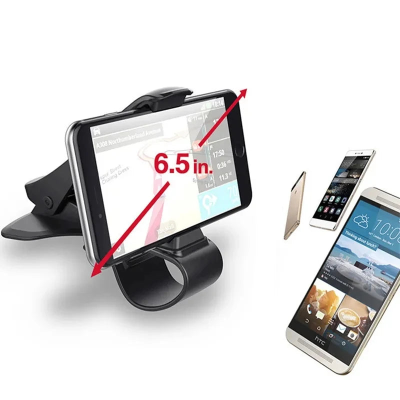 Multi-Functional Car Mobile Phone Holder Clip Mount Stand Panel Universal Dashboard GPS Navigation Cellphone Bracket Holder Qme