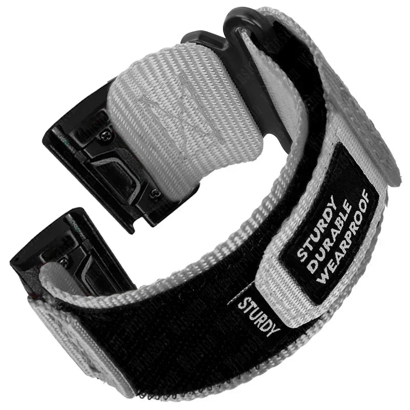 Quick Nylon Band for Garmin Watch Instinct 2X Tactics Strap Fenix 6X Pro 5Plus 7X 8 26mm 22mm Replacement Sport Release Bracelet Qme
