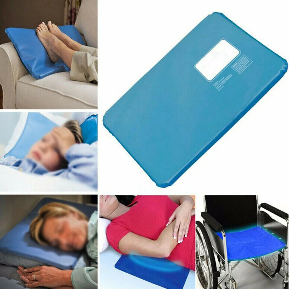Gel Pillow Cushion Cooling Gel Pad Soft Flexible Foldable Seat Cushion for Home Office Beauty Salon Pressure Relief Mat Qme