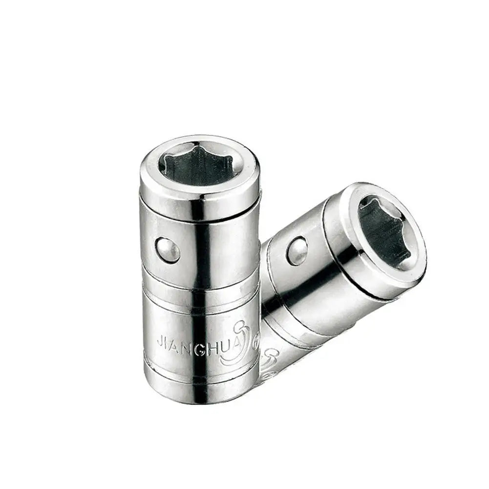 1pcs 1/4" Square Drive To 1/4" Hex Shank Socket Bits Converter Quick Release Screwdriver Holder Impact Socket Conversion Adapter Qme