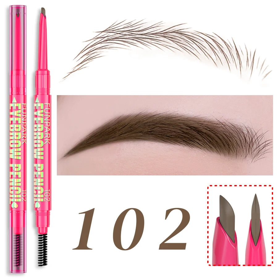 Eyebrow Pencil Professinal Cosmetics Makeup Women 5 Colors Waterproof Qme 102