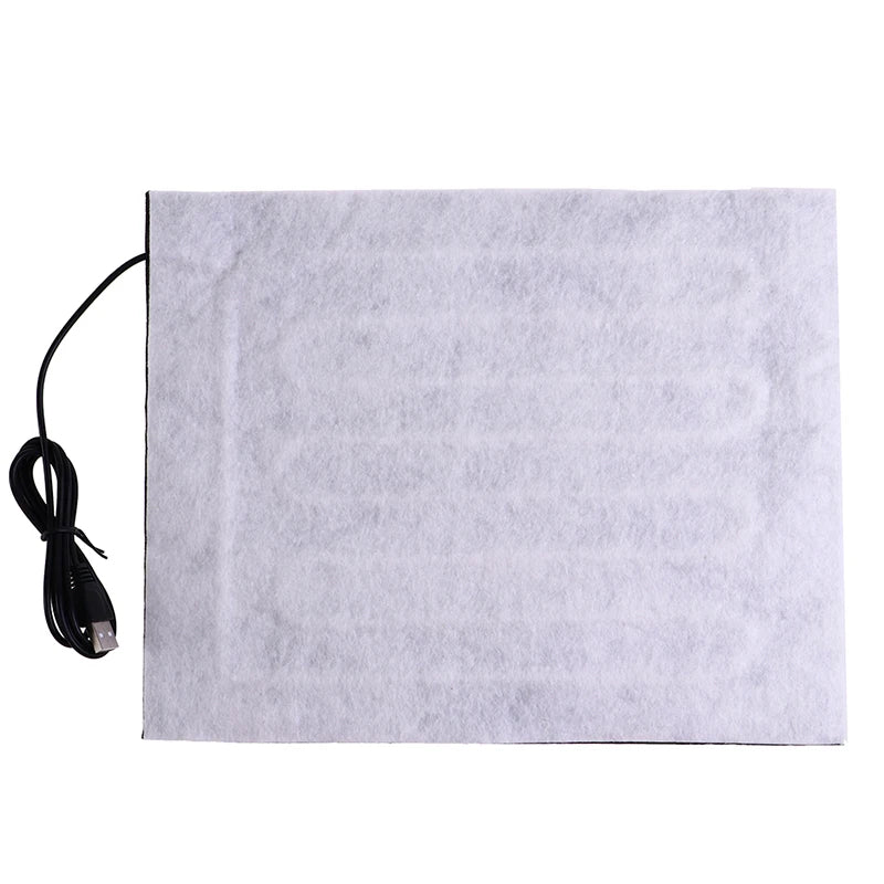 24x30cm 5V USB Pet Warmer Heating Pad Electric Heater Pad Winter Warm Carpet Qme