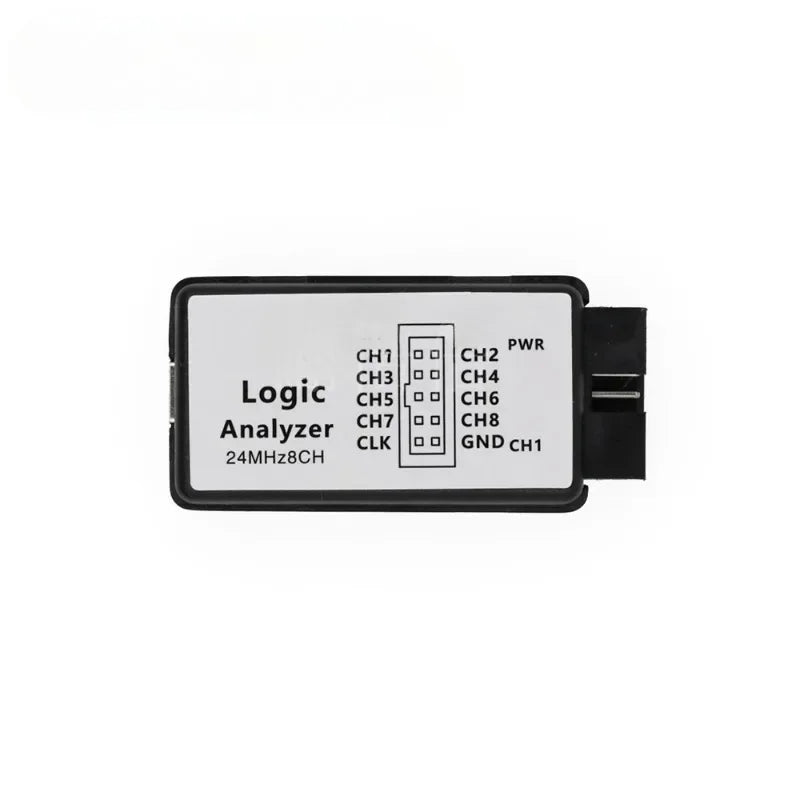 USB Logic Analyzer 8 Channels Can Gather at the Same Time for 24M 8CH Microcontroller ARM FPGA Signal Analyze and Debug Tool Qme
