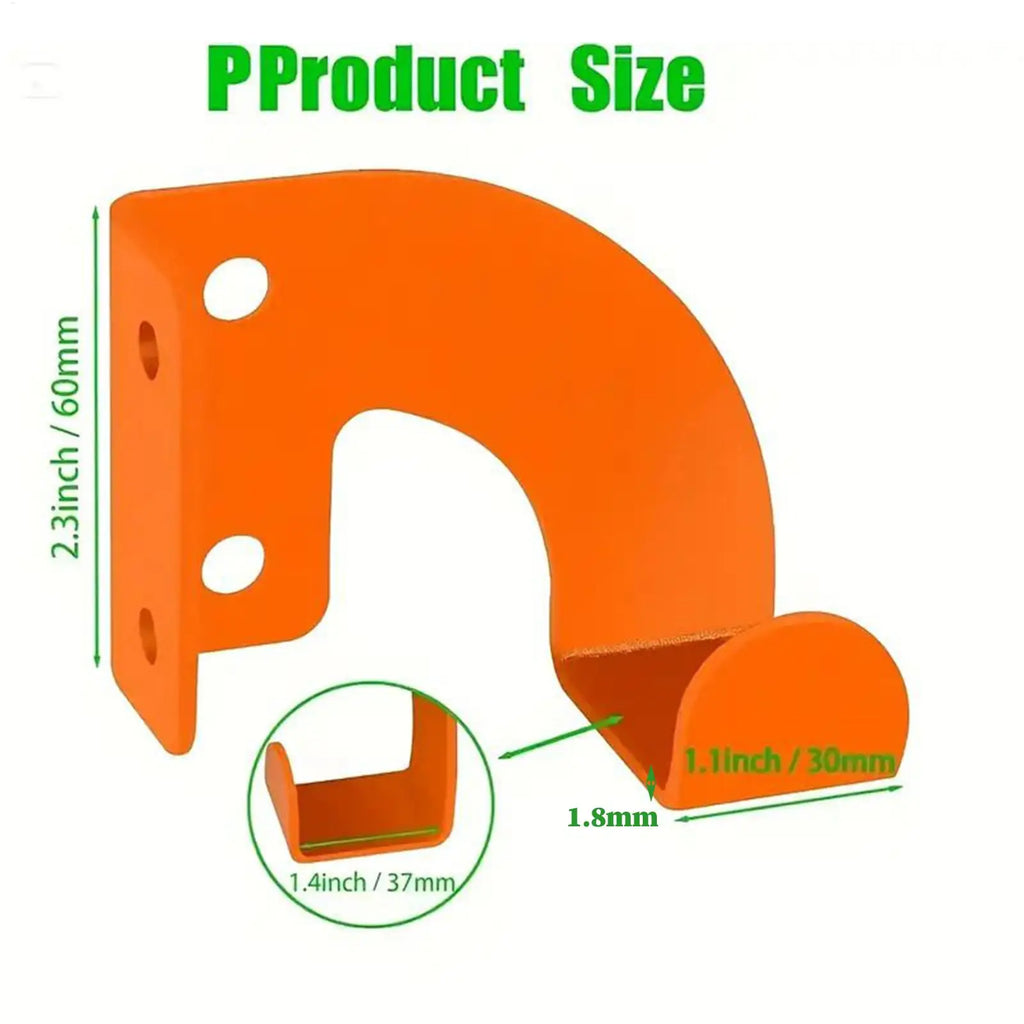 Chainsaw Hanger Wall Mount Heavy Duty Organizer Rack Wall-mounted Qme