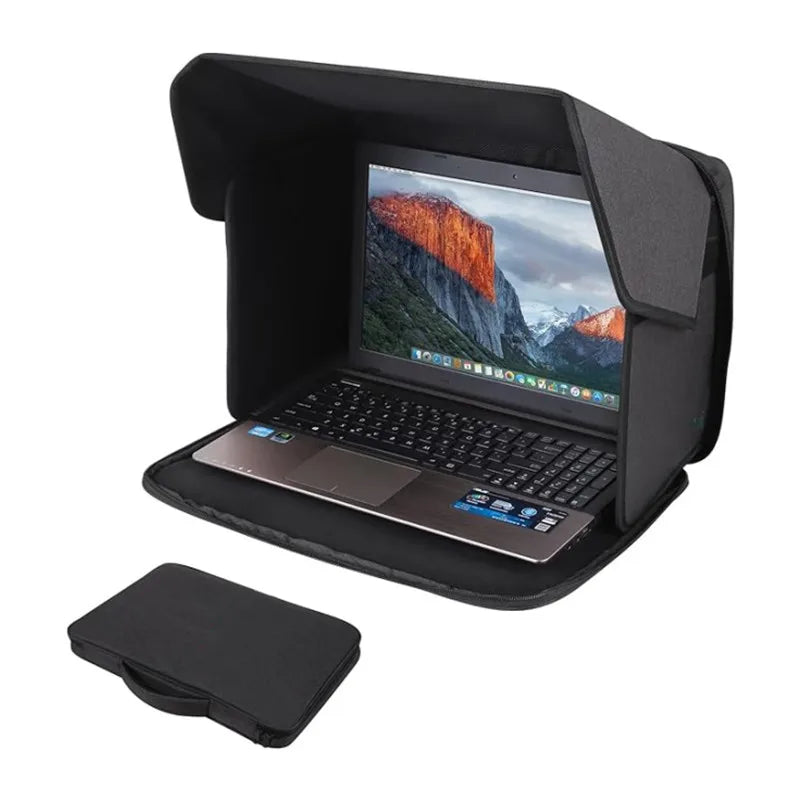 Portable Laptop Privacy Cover Sun Protection Lightweight Foldable Qme