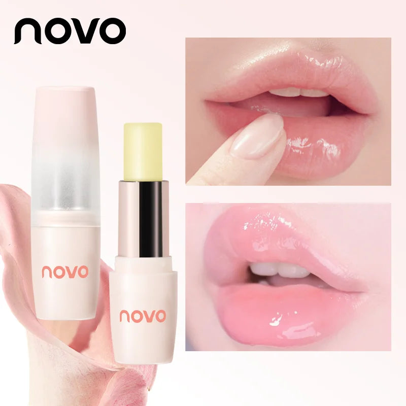 Vitamin E Lip Balm-Floral Flavored, Beeswax With Squalane Lip Care, Long-Lasting Effect, Non-Sticky, Soothing & Nourishing Qme