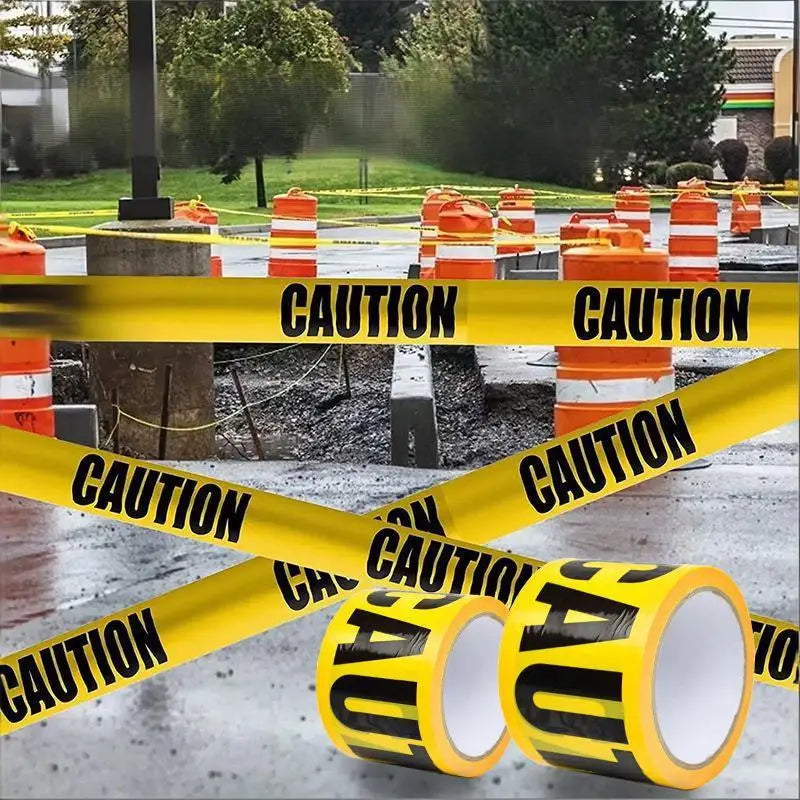 One Roll Safety Tape Roadblock Construction Site Hazard Prevention Qme