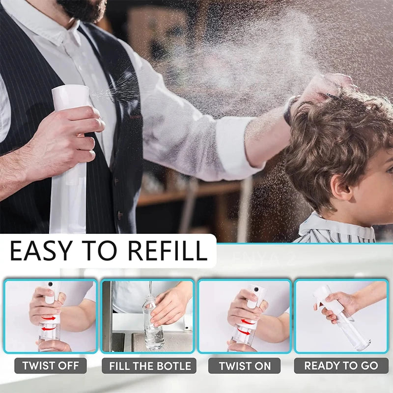 High Pressure Spray Bottle Pot Toner Emulsion Essence Bottled Plant Flower Ultra-fine Atomized Disinfection Sprayer Hair Spray Qme