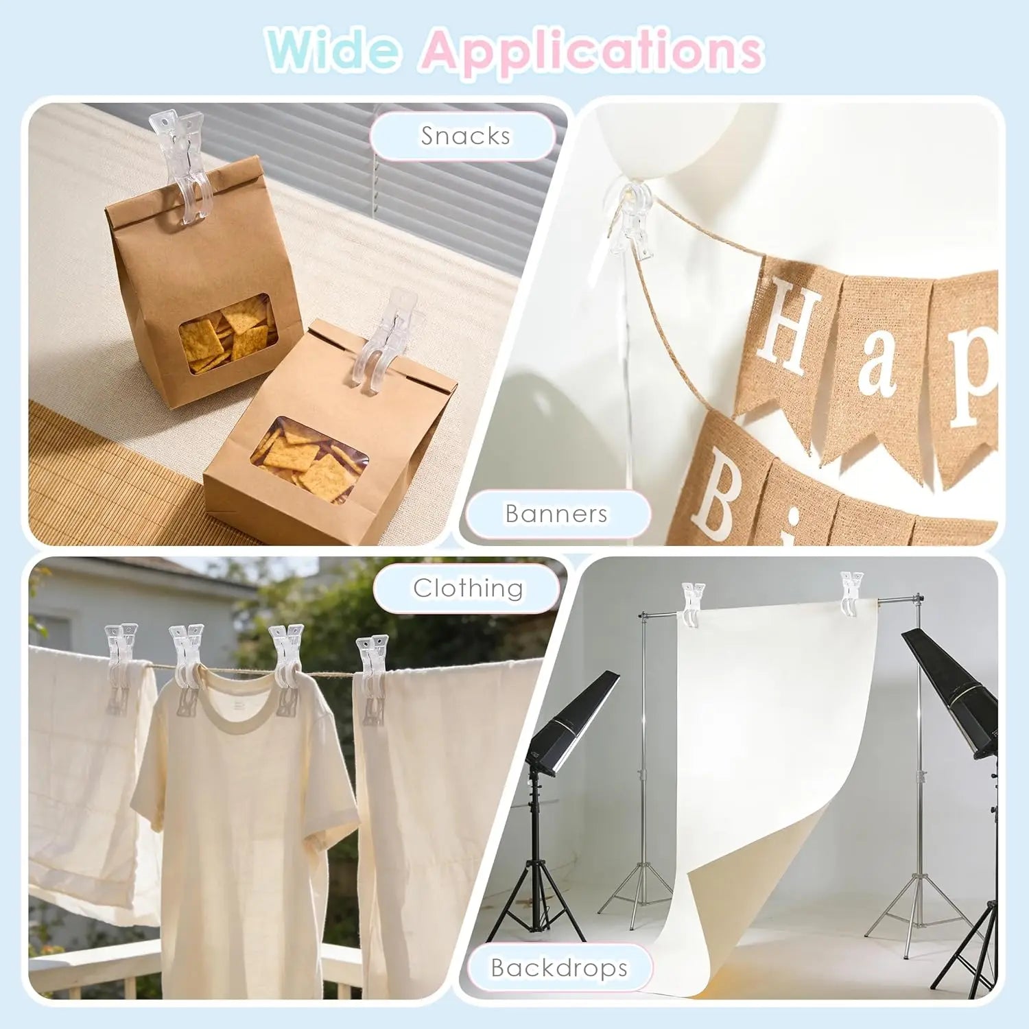 Household large clothes clip,drying blanket clip, windproof clip,multifunctional fixed drying clip, large quilt clip,drying clip Qme