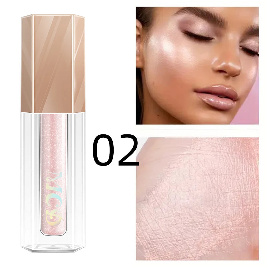 7Color Professional Bright-colored Contouring Liquid Highligth Qme 02