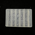 Retro Music Sweet Cool Punk 3D Silicone Nail Mold Mermaid Tail Shell Qme A1