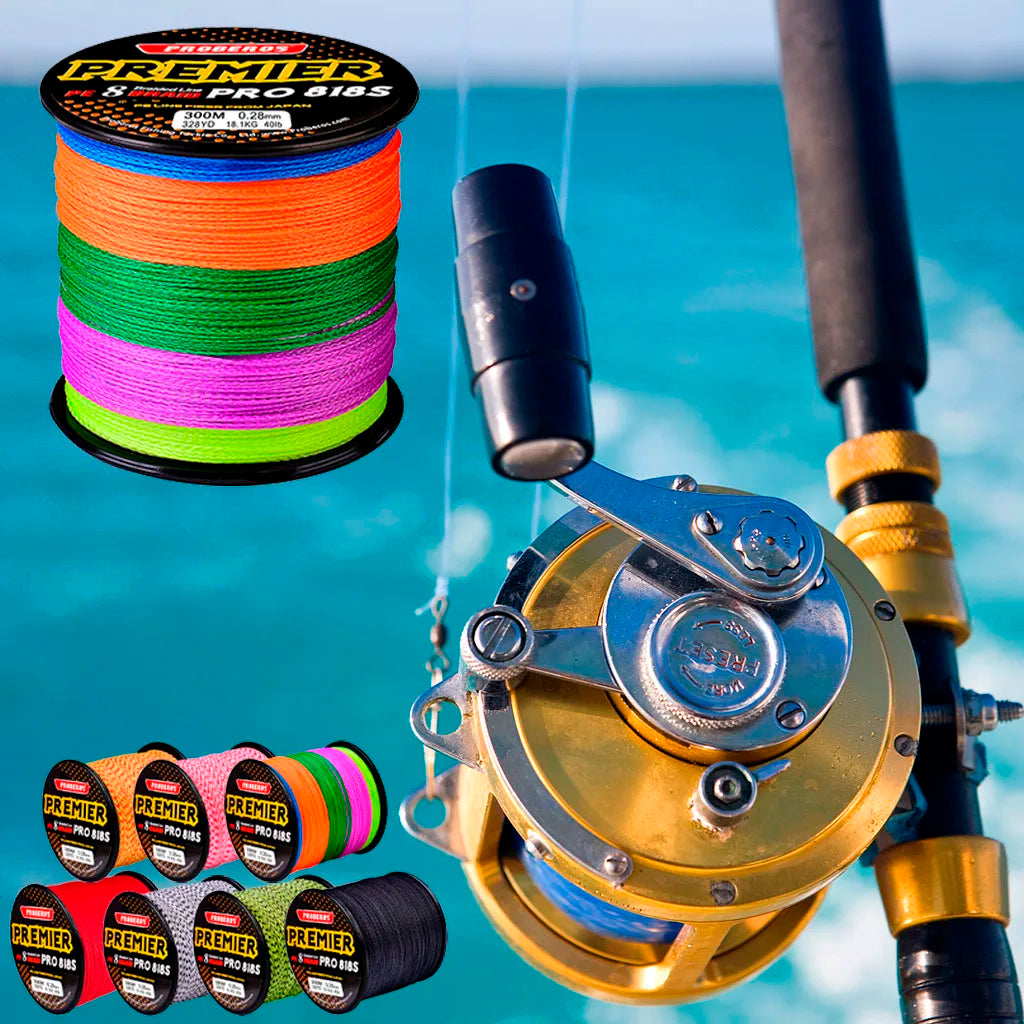 300M Nylon Fishing Line Super Strong Monofilament Fishing Line Not Fade 8 Strands Top Lines Dedicated To Sea Fishing Qme