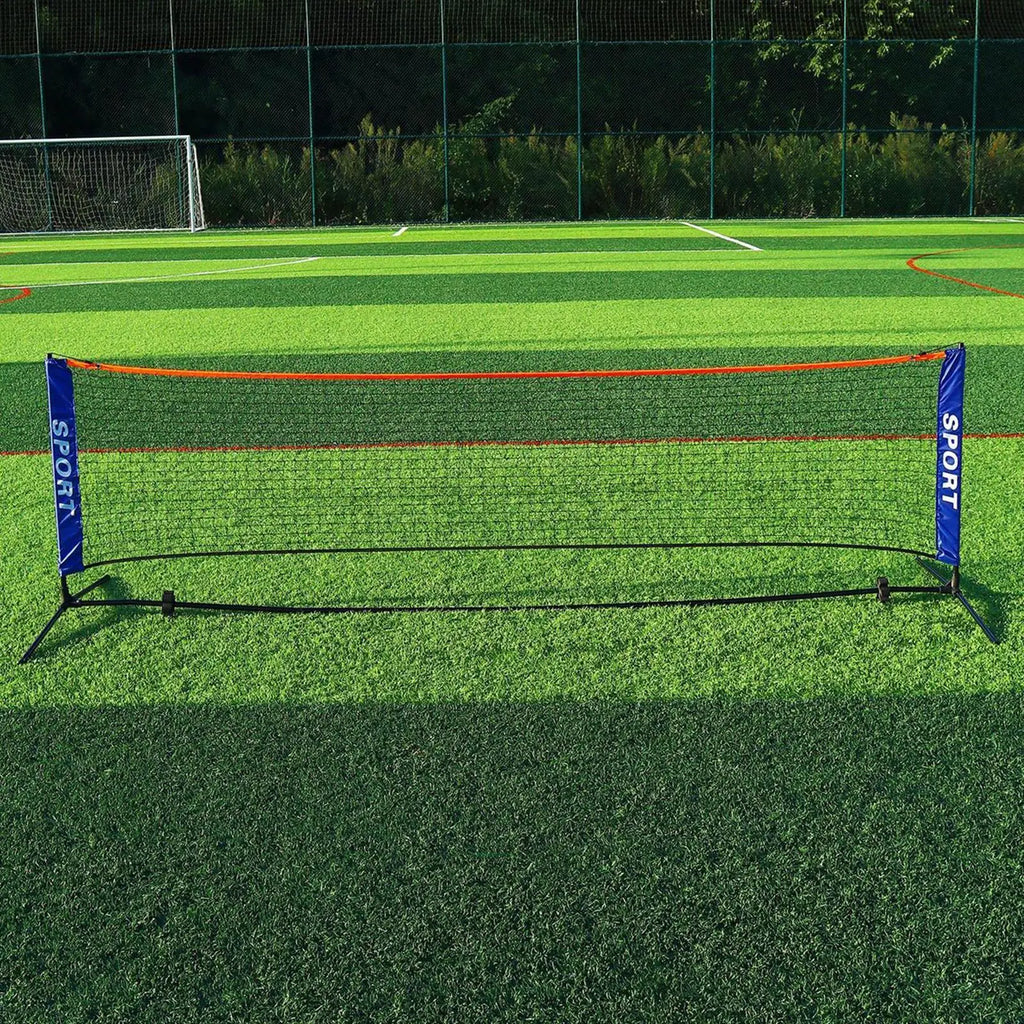 Badminton Net Height Adjustable Kids Volleyball Mesh Training Qme
