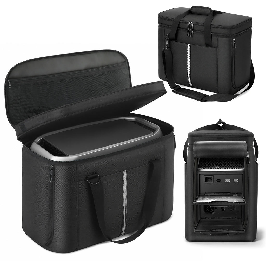 Portable Power Station Storage Bag for Ecoflow Delta 3 Max Plus/ Max Power Station Storage Bag for Road Trip & Emergency Qme