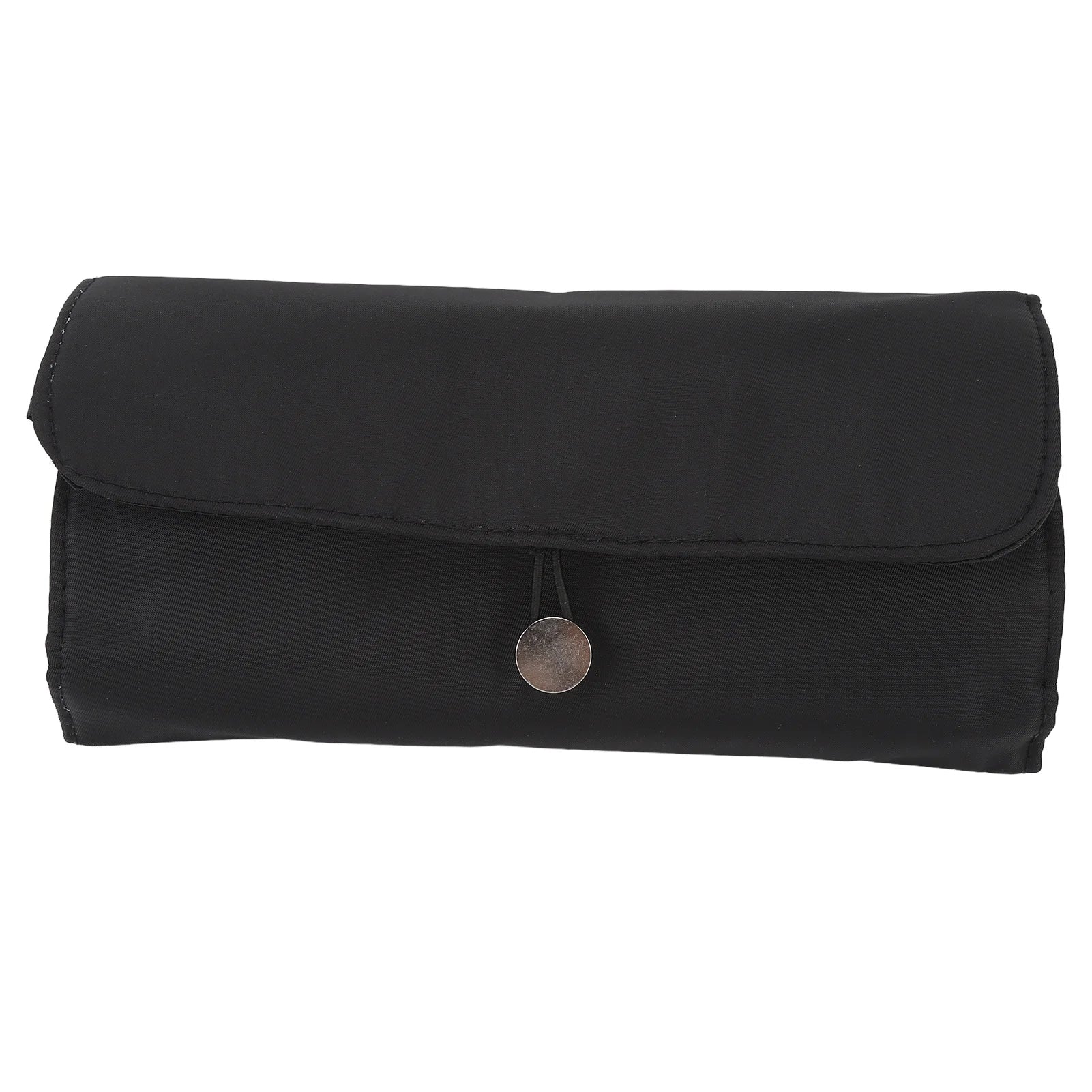 Makeup Brush Travel Case Makeup Brush Travel Case 12 Slots Multifunctional Waterproof Foldable Travel Cosmetic Brush Case Black Qme
