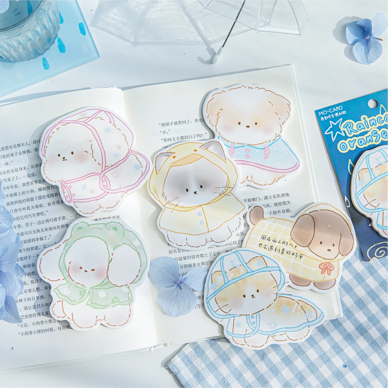 Kawaii Cartoon Rabbit Bear Sticky Notes Memo Pad 30/180 pcs Cute Message N Times Sticky Office Stationery Supply Journal Planner Qme