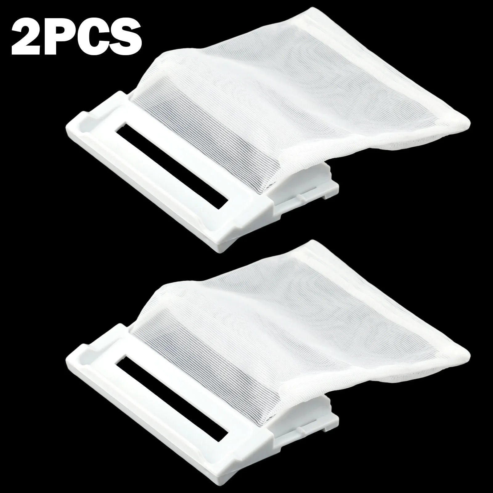 2 Pcs Washing Machine Lint Filter Mesh For Laundry Washer Hair Catcher Mesh Bag WF-750AHP、WF-M95SC、WF-100、WF-100TX Qme Default Title