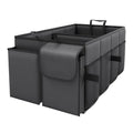 Portable Foldable Car Trunk Storage Box Large Capacity Vehicle Storage Box for Rear Collapsible Container with Space-Saving Desi Qme Black