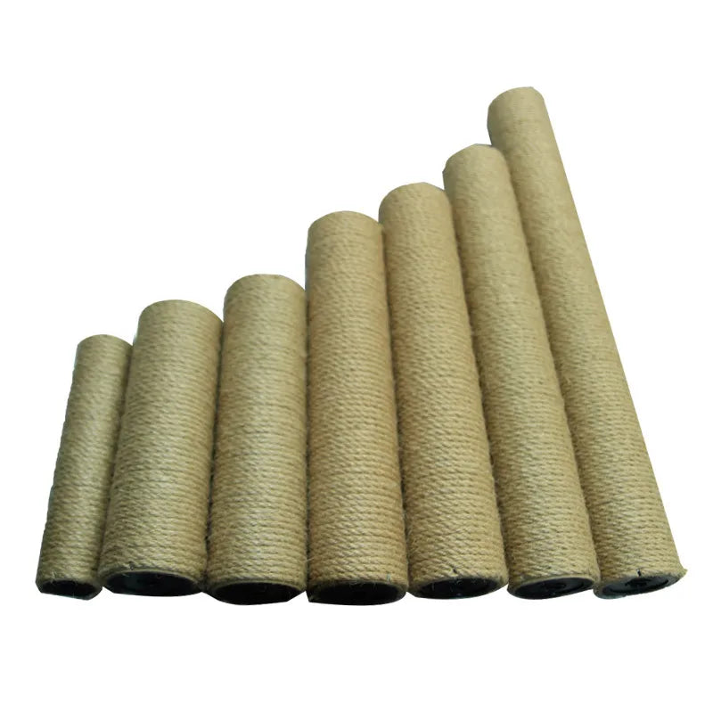 B DIY Cat Climbing Tree Tower Pole Accessories Replacements Pet Cat Toy Scratching Post Hard Paper Tube Pillar With Sisal Ropes Qme