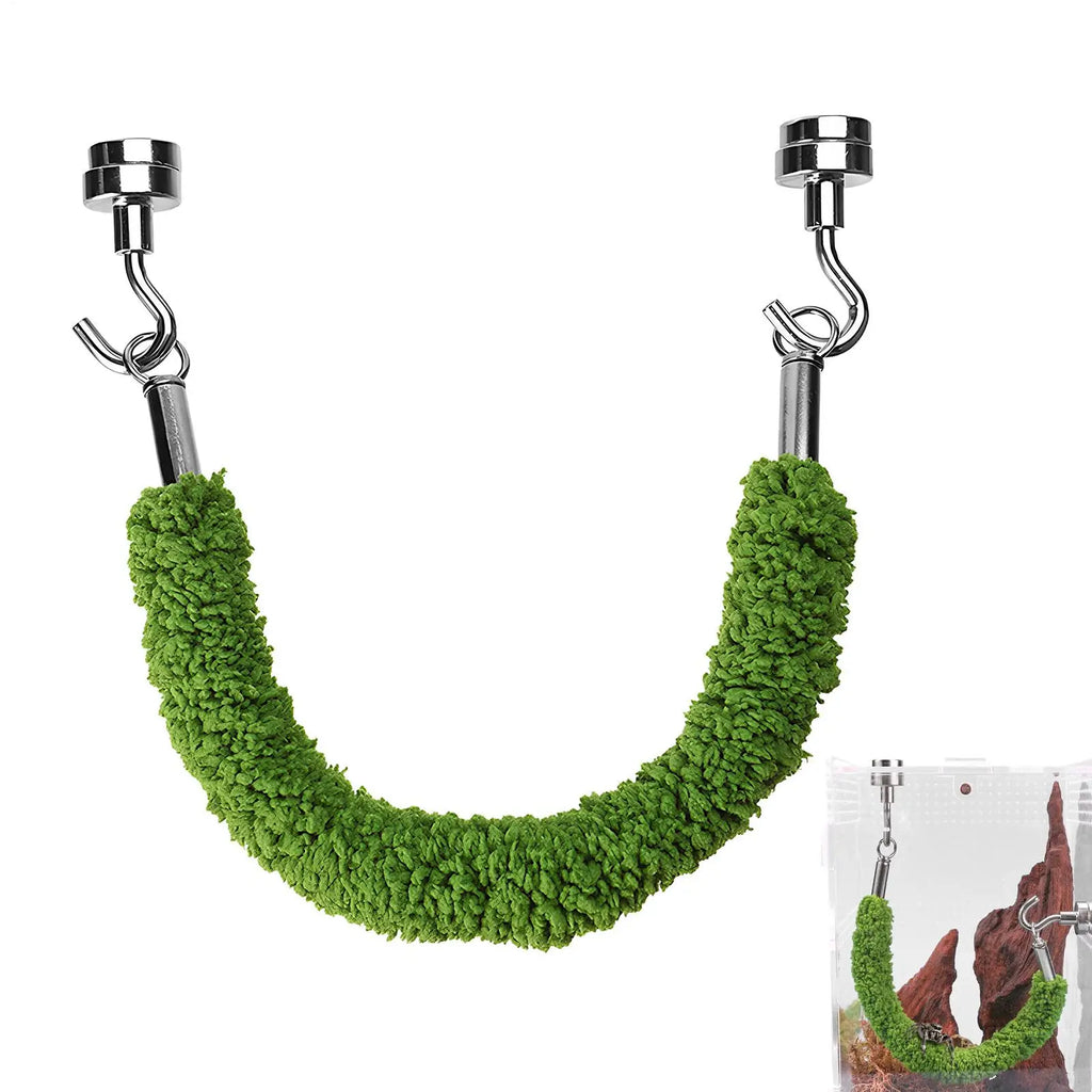 Jumping Spider Bridge Hermit Crab Climbing Supplies Spider Enclosure Bridge Swings for Pet Keepers Teachers Nature Lovers Qme
