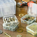 Mini 30 Grids Jewelry Storage Boxes Set Transparent Plastic Case DIY Organizer For Earrings Rings Beads Button Craft Accessories Qme Default Title