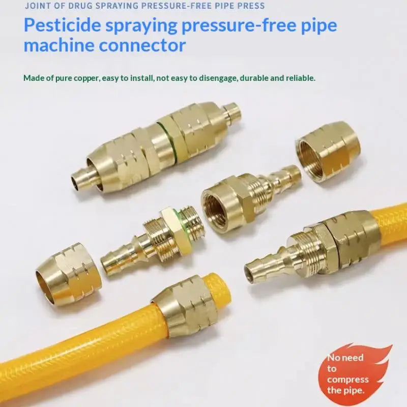 Copper Repair Extension High-pressure Water Pipe Joint Pressure Hose Qme