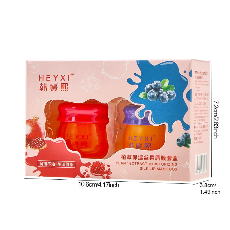 Plant Extract Moisturizing Silk Soft Lip Mask Box Without Greasiness Qme