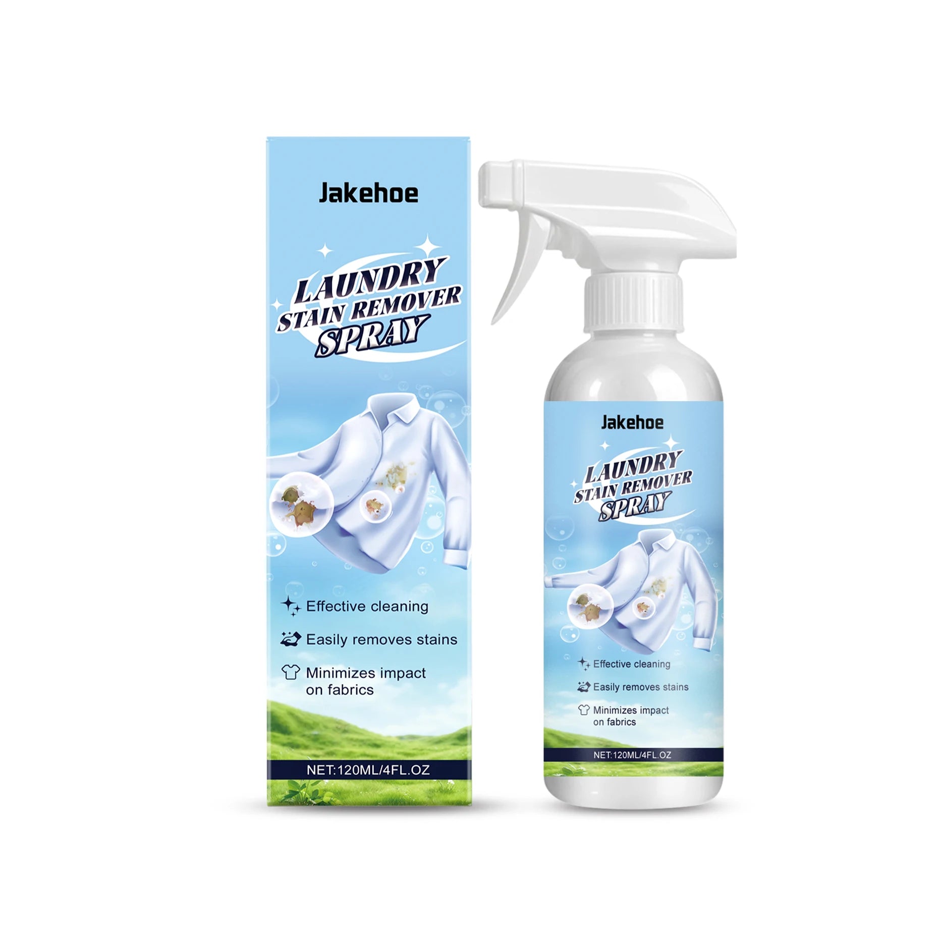 Clothes Cleaning Spray Quickly Decompose Stubborn Stains Remove Odor Prevent Yellowing Restore Luster Laundry Fabric Maintenance Qme 100ml Boxed