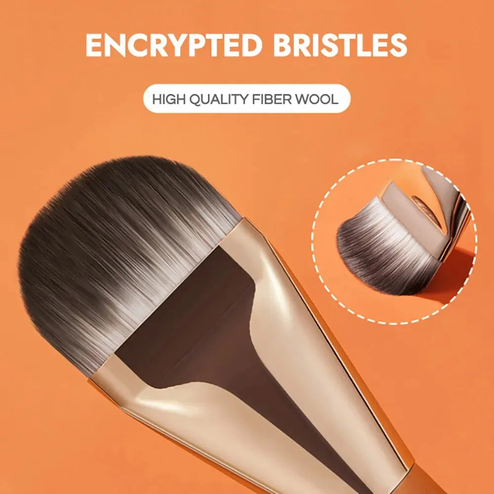 Flat Head Makeup Brush GECOMO Foundation Quickly Apply Qme