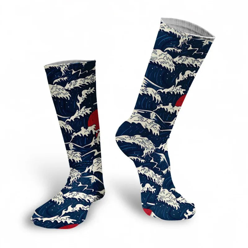 Anime Ninja Men's Women's Cloud Socks Elegant Design Cartoon Colorful Qme type2 One Size