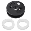 Cycling Chain Roller for Mountain Road Bike Hub Tensioner Cleaning Tool Cycling Chain Roller for Bike Hub Qme black