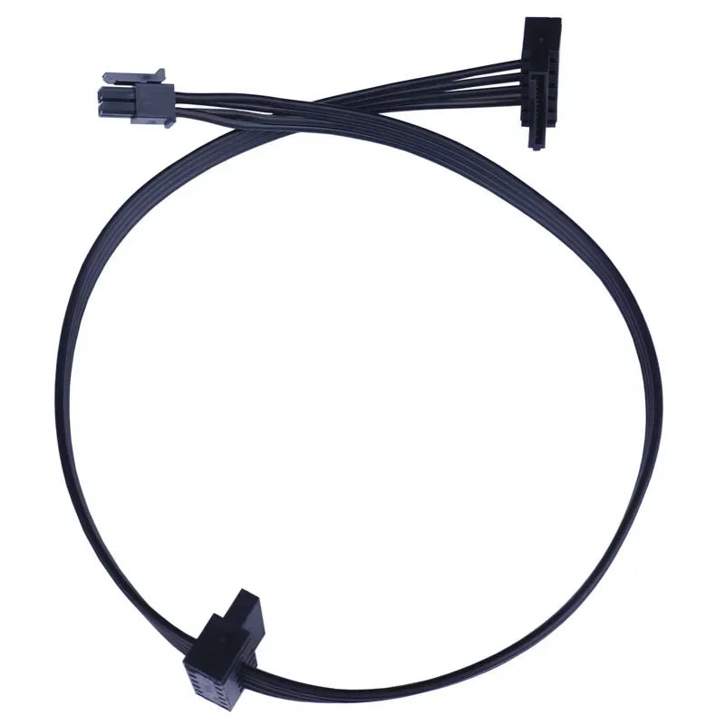 5pcs/lot ATX 4 Pin To 2*Right-Angle 15 Pin SATA Hard Drive HDD Power Supply Adapter Cable for Huawei 2288H V5 2285V2 Server Qme 5pcs