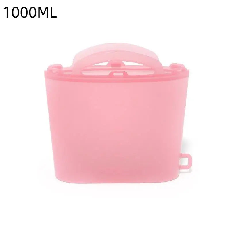 Freezer Bag 1000/1200/1500ml Self Sealing Leak Proof Reusable Fresh Keeping Bag For Picnic Food Cooling Qme A2