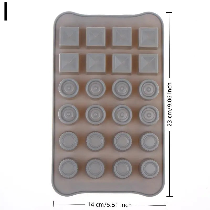 Silicon Chocolate Candy Molds Baking Cake Trays Pastry Accessories Qme I