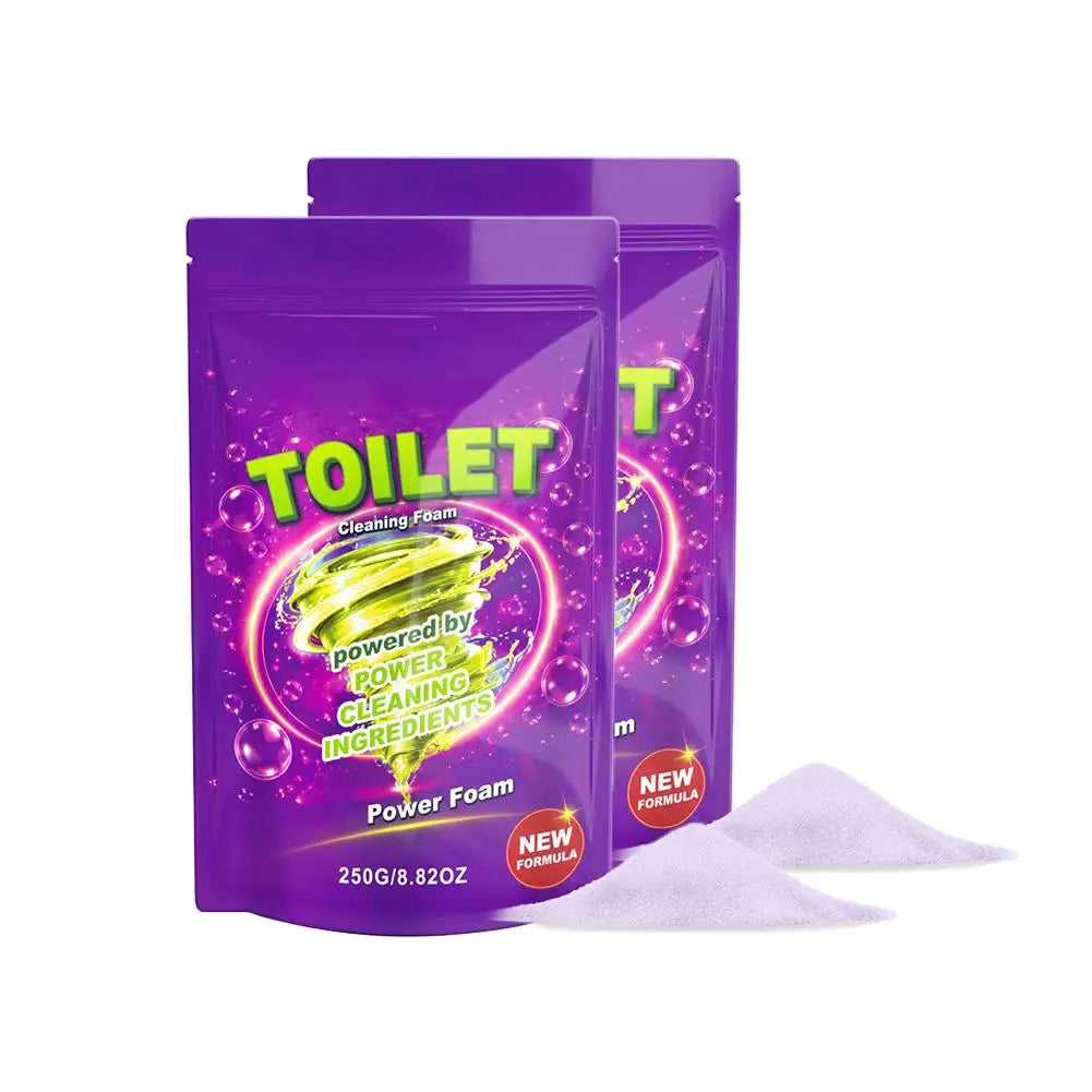Toilet Powder Cleaner Stain Remover Bowl Cleaning Foam Qme 2pcs