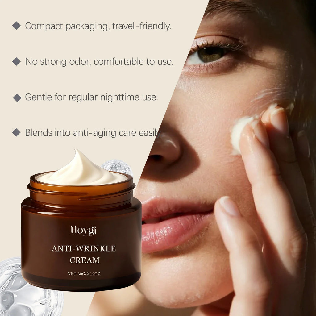 Retinol Skincare Set Anti-Wrinkle Cream Serum & Eye Balm for Moisturizing Firming Fade Fine Lines Brightening Face Eye Care Qme