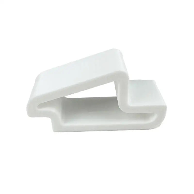 Waterproof Heavy Duty Door Stopper Non Slip Rubber Wedge Home Office Qme White 73x38x25mm